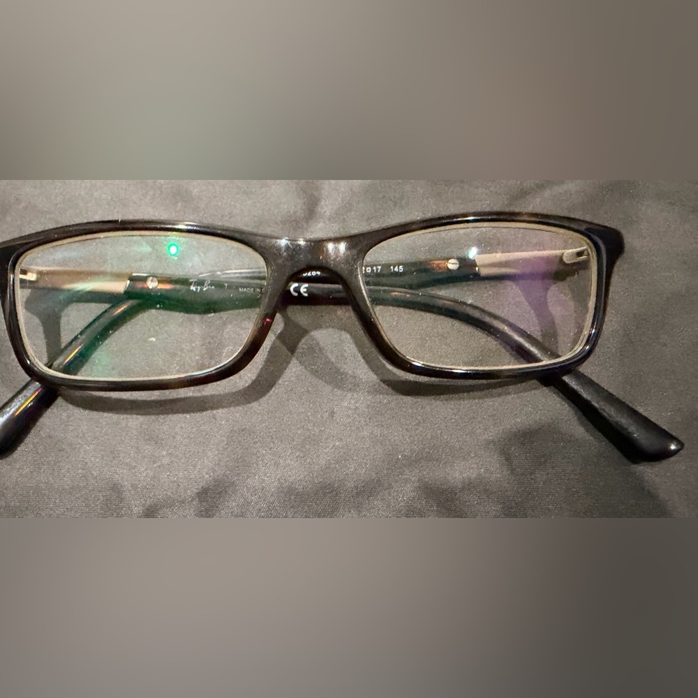 Ray-Ban Black Sunglass Arm with Logo